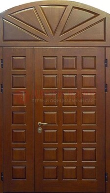Глухая стальная арочная дверь МФД внутри ДА-11 в Рязани
