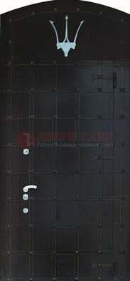 Металлическая арочная дверь ДА-22 высокого качества в Рязани