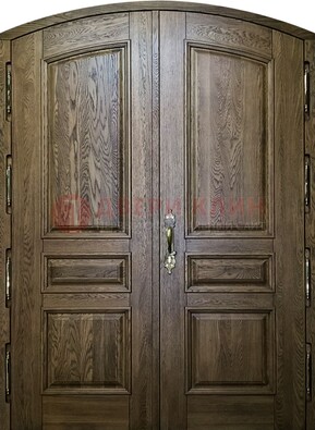 Долговечная арочная дверь с отделкой массив ДА-25 в Рязани