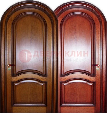 Входная арочная дверь МДФ внутри ДА-5 для сельского дома в Рязани