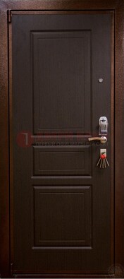 Современная стальная дверь с МДФ ДМ-158 в Рязани