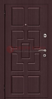 Металлическая дверь с МДФ ДМ-72 в дом из пеноблоков в Рязани