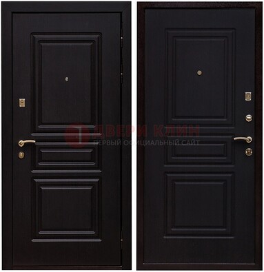 Входная металлическая дверь с МДФ ДМ-75 для квартиры в Рязани
