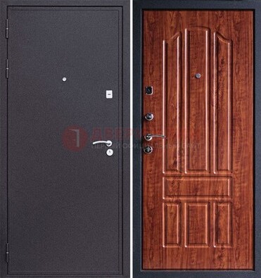 Темная стальная дверь с порошковым напылением ДП-188 в Туле