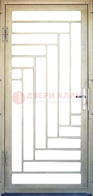 Железная решетчатая дверь с узором ДР-41 в Рязани