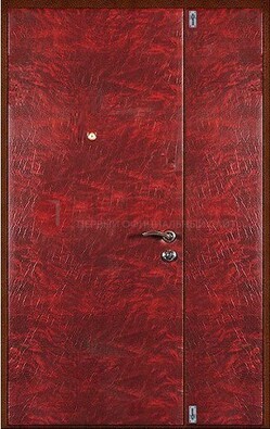 Красная тамбурная дверь ДТМ-33 в Рязани