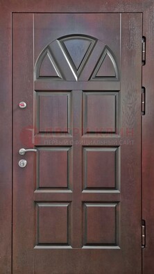 Уличная стальная дверь с виноритом ДВТ-166 в Рязани