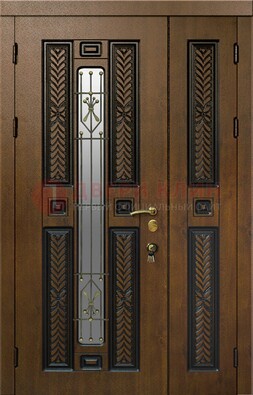 Полуторная входная дверь с виноритом ДВТ-169 в Рязани