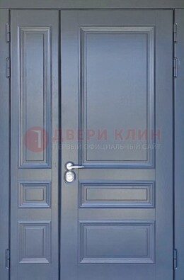 Темно-серая железная дверь с виноритом ДВТ-242 в Рязани