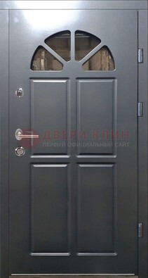 Темная входная дверь с виноритом и терморазрывом ДВТ-64 в Рязани