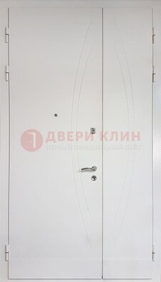 Современная полуторная стальная дверь с МДФ панелью ПЛ-25 в Рязани